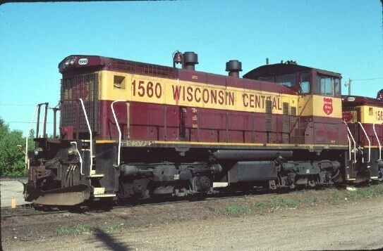 Wc 1560 Sw-1500 Fond Du Lac Wi (Wisconsin Central) Original Slide 05-30-95 T17-2