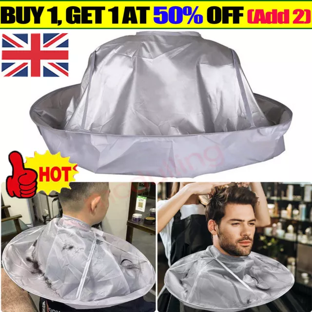 Barber Gown Cloth Hair Cut Cape Cover Cloak Umbrella Hairdressing Salon Tool NEW