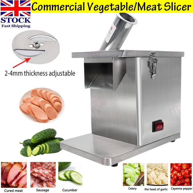 220V ELECTRIC BUSINESS Cutting Machine Automatic Bacon/Cured Meat ...
