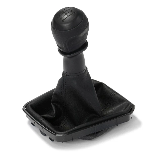 EBTOOLS Copri Pomello Del Cambio Per VW T5 E T5.1 – Emblema 6 Marce, ABS Di Alta Qualità, Design Classico, Accessorio Per Personalizzare L'abitacolo Del Transporter