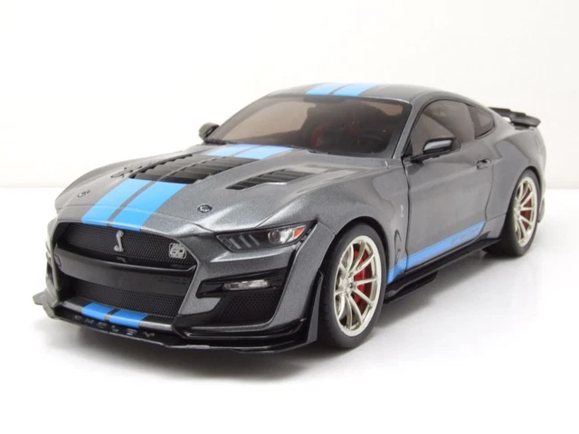 Ford Shelby MUSTANG GT500 Kr 2022 Gris Bleu Maquette de Voiture 1:18 Solido