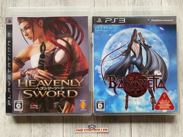 SONY PlayStation 3 PS3 Heavenly Sword & Bayonetta set from Japan
