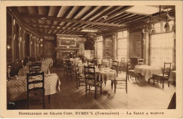 CPA ÉVREUX-Hostellerie du Grand Cerf-La Salle a Manger (28895)