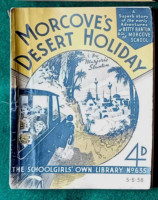 ‘MORCOVE’S DESERT HOLIDAY’ SCHOOLGIRLS’ LIBRARY No 635 1938 FIRST SERIES