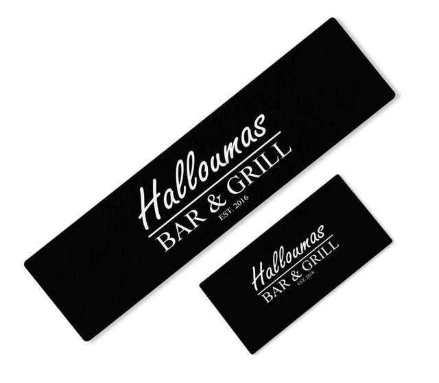 Personalisierter Bar- Und Grillhandwerk Bierläufer Ideal Für Zu Hause Pub Party Anlass