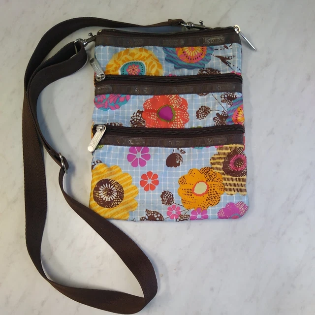 LeSportsac  Cross-Body Bag Floral  3-pocket