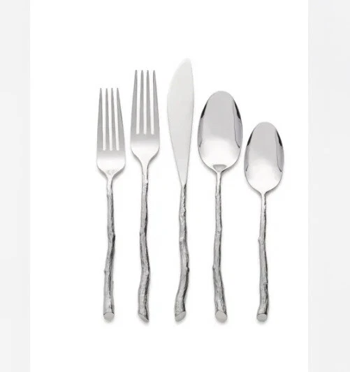 Micheal Aram Twig Flatware 5 piece place setting Brand New in Box.