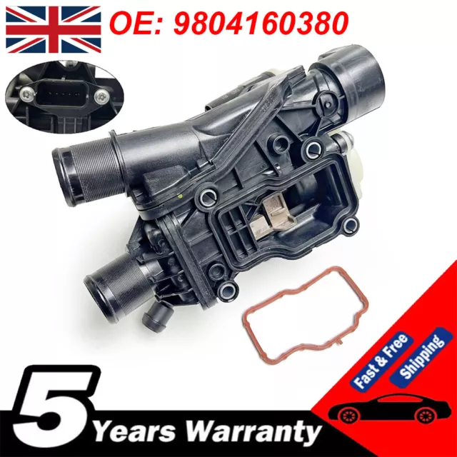 For Peugeot Citroen Ford 2.0 BlueHDi Diesel Thermostat & Housing 9804160380 UK