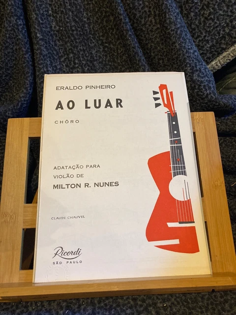 Eraldo Pinheiro Ao Luar Choro pour guitare partition éditions Ricordi Sao Paulo