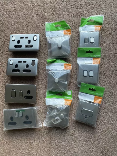 Schneider - electric sockets and switches job lot