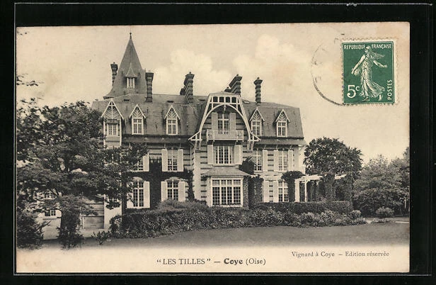 CPA Coye, Vignard Les Tilles
