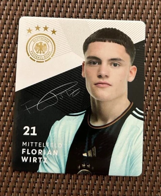REWE DFB SAMMELKARTEN Fußball WM 2022 Qatar Nr. 21: Florian Wirtz EUR 1 ...
