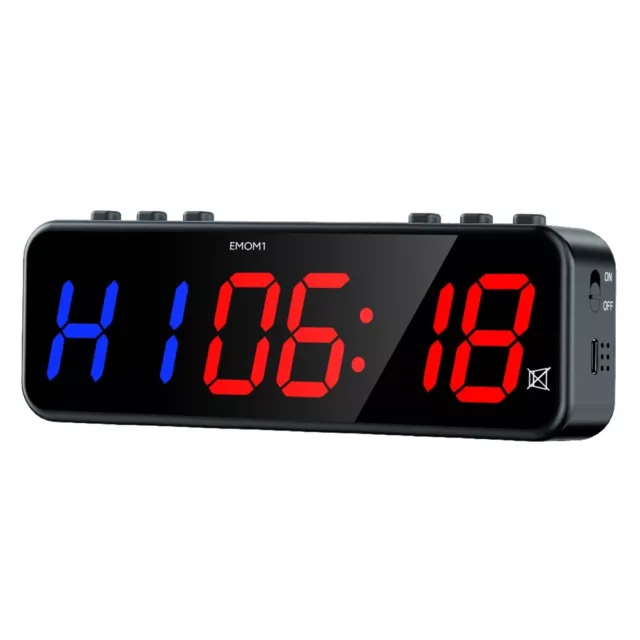 Multifonction SPORTS Horloge Avec 12/24H Véritable Temps Et Custom Intervalles
