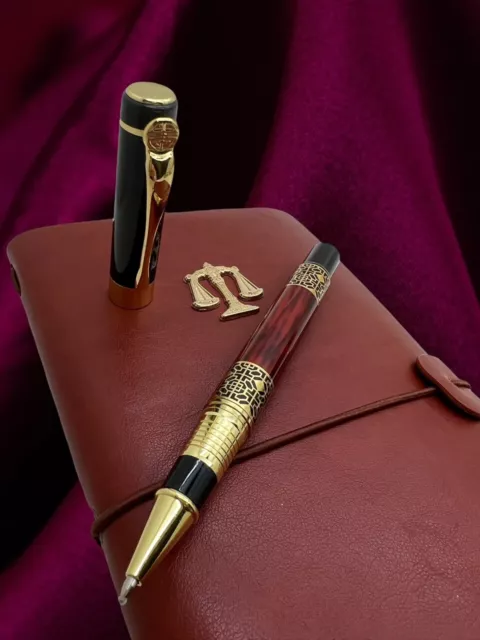 Legal Law Leather Lawyer Note Book Journal Engraved Pen Gold Gift Personalised