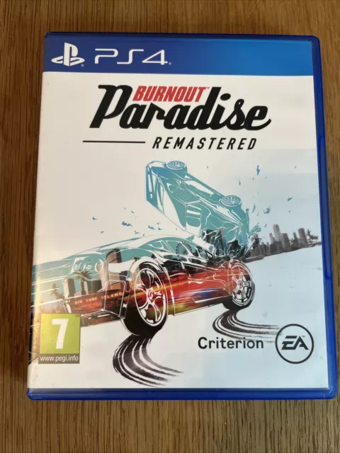 Burnout Paradise Remastered Playstation PS4 Video Game PAL