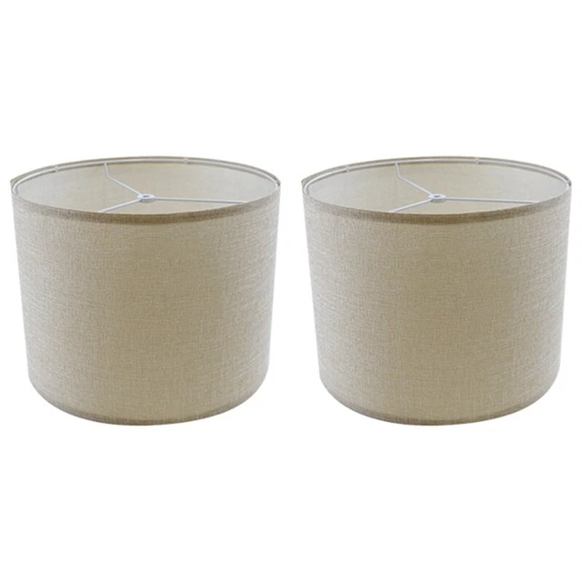 Alvinlite Set di 2 paralumi, paralumi per lampadari, coprilampada Uno Fitter Bell, paralumi per Lampada da Tavolo, Lampada da Terra, Lampada da Comodino, Lampada da Comodino(Rosso