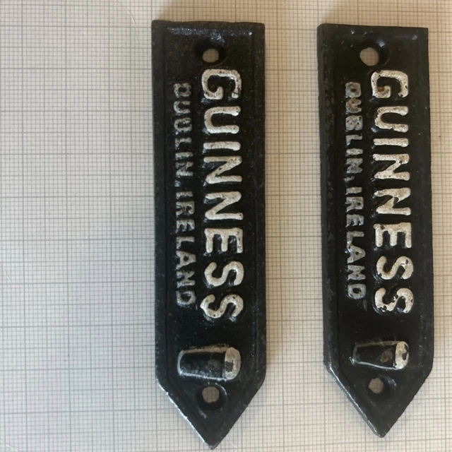 GUINNESS, DUBLIN BREWERY Cast Iron Sign Wall Plaque Bar, vintage design ...
