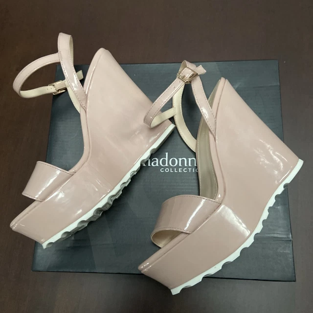 SANDALI PRIMADONNA ROSA Antico Nude Con Plateau E Zeppa Mis 38 EUR 25 00 PicClick IT