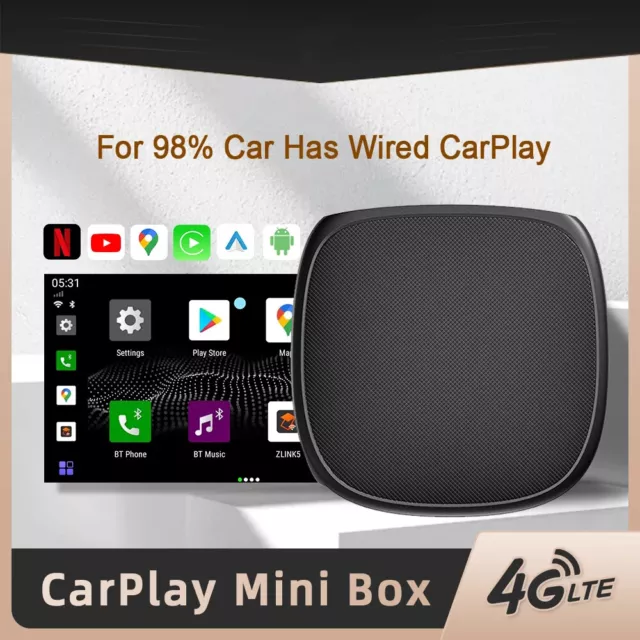 For Carplay Ai Box Android 9 Wireless Android Auto Car Multimedia Player 4+64G