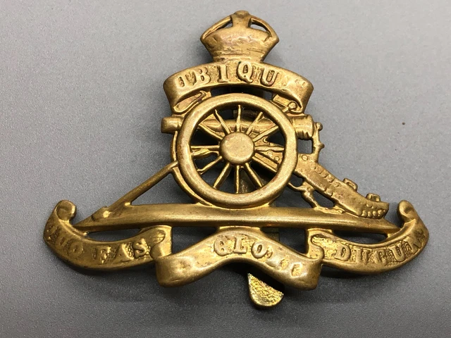ORIGINAL WW1 BRITISH Army Royal Artillery Cap Badge £8.99 - PicClick UK