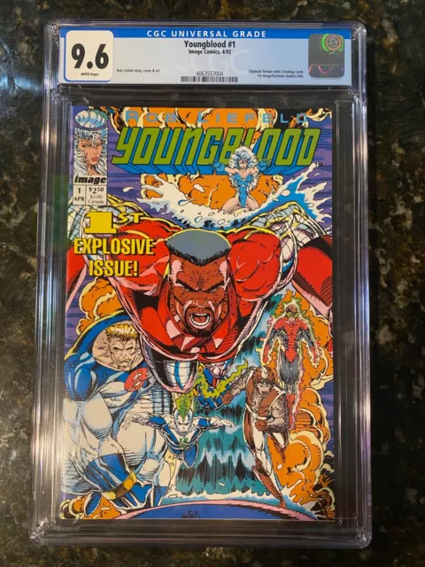 Youngblood 1 CGC 9.6  1st Image comic WP Rob Liefeld Uncirculated Case Flipbook