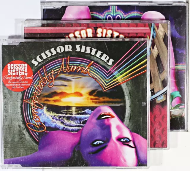 Scissor Sisters – Lot of 3 - Comfortably Numb, Filthy / Gorgeous CD Sent Tracked