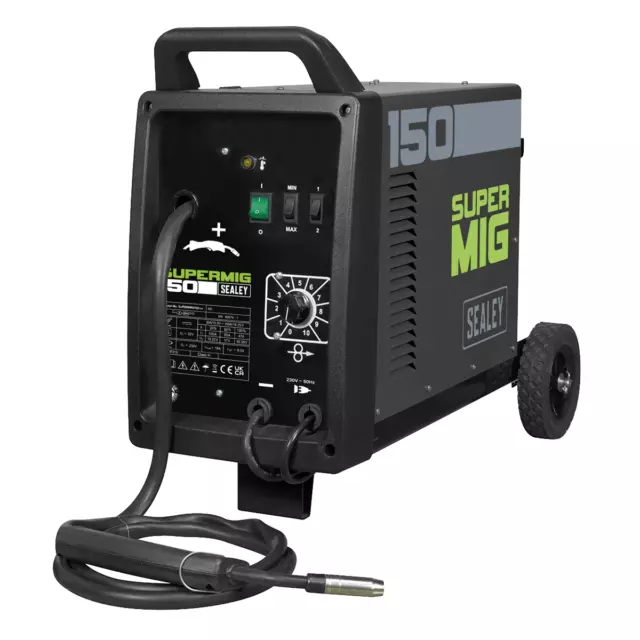 Sealey SUPERMIG150 230v Professional MIG Welder 150Amp Welding GarageWorkshop DS