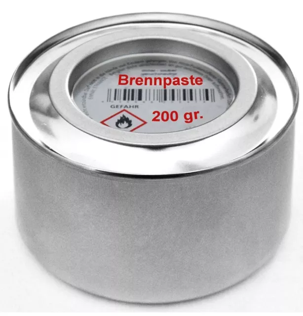 10 x Sicherheitsbrennpaste x200g Chafing Dish Brennpaste für Warmhaltebehälter 2