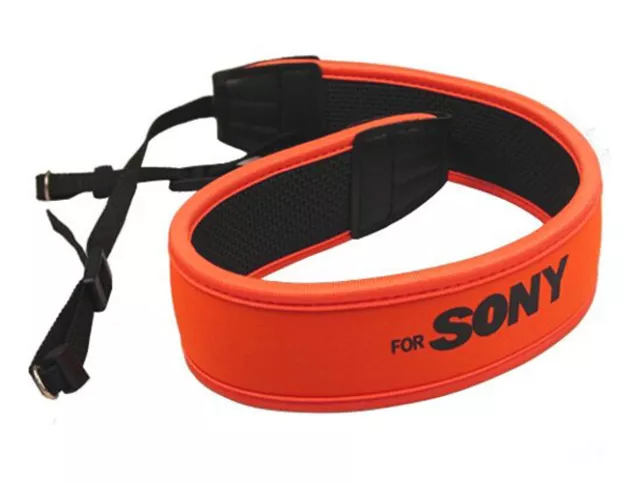 Weight Reducing Neoprene Anti-Slip Shoulder Strap with Sony Logo DSLR UK SELLER 2