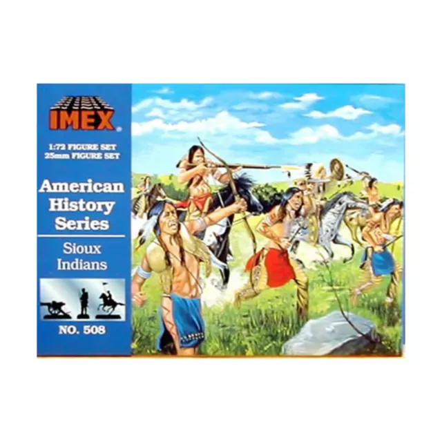 Imex Model Company Historical Mini 1/72 Sioux Indians SW