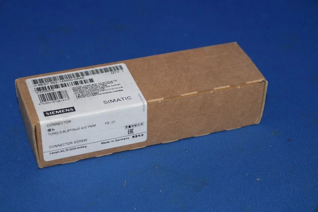 Connecteur De Rack Siemens 6ES7 392-1AM00-0AA0 - Neuf (origine Allemagne)