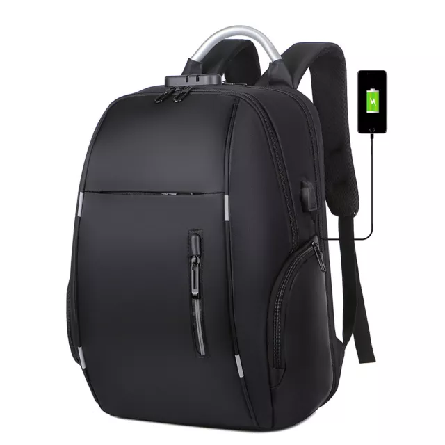 Men Women Laptop Backpack Large Outdoor Waterproof Travel Rucksack School Bag UK