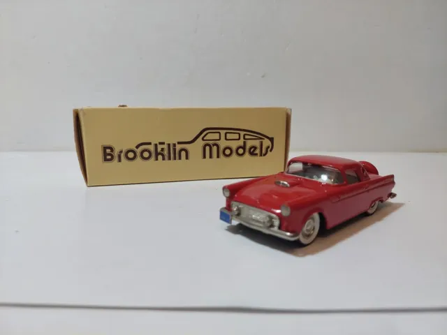 Brooklin Models Brk 13 1956 Ford Thunderbird Hardtop Red 1/43 Scale