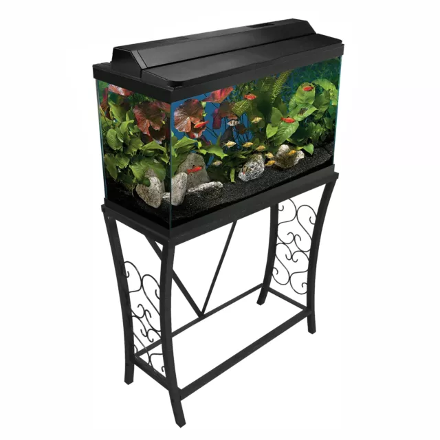 29 Gallon Metal Aquarium Stand 290 lbs Stand Moisture Resistant Fish Tank Stand.