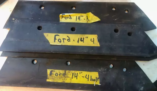 3 - FF144RS Ford 14" 4 Bolt Heat-Treated Plow Point  Plow