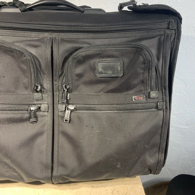 Tumi Alpha 2 Black Wheel Carry-On Rolling Garment Bag 22033DH - NEEDS REPAIR 3