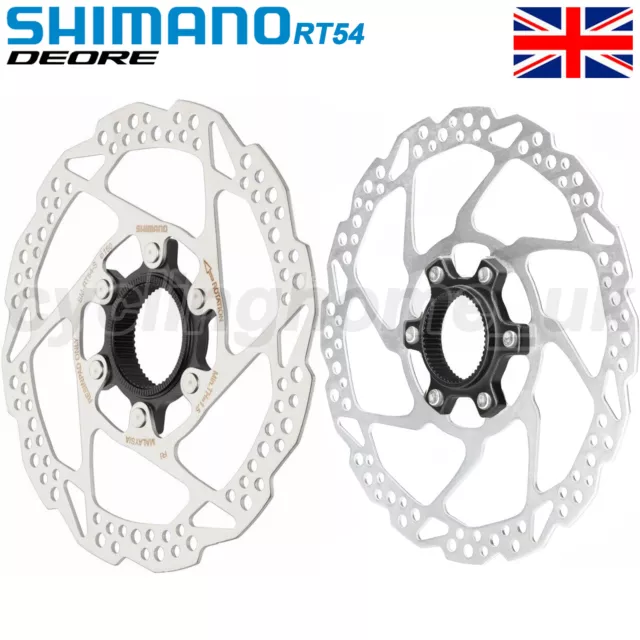 Shimano Deore RT54 Centerlock Rotor w/Lock Ring 160mm Resin Pads Only Brake Disc