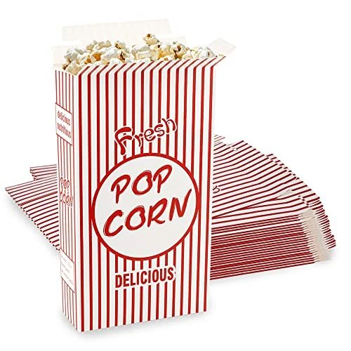 Popcorn Boxes for Party - 0.74 . (Pack of 50) - #1 Popcorn Buck