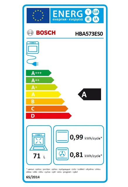 Bosch Four intégrable multifonction 71l 60cm a pyrolyse inox 2