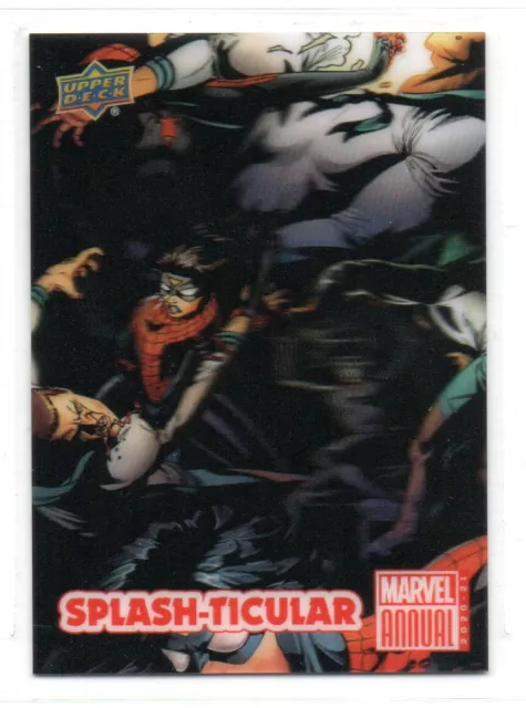 Marvel Annual 2020-21 (UD 2022) SPLASH-TICULAR Insert Card S1 SPIDER-WOMAN #1