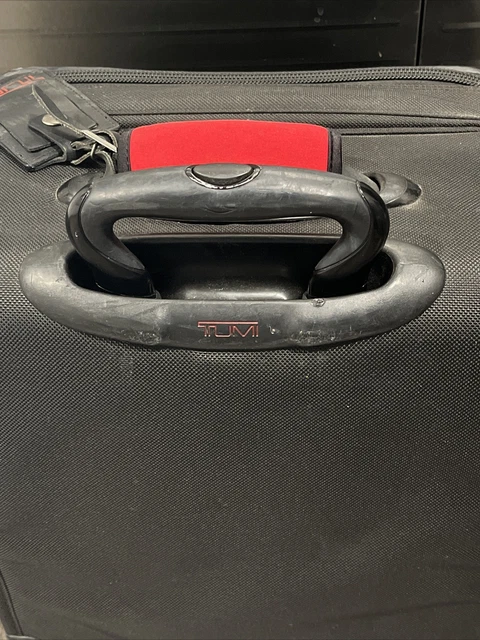 TUMI Adjustable Upright Rolling Suitcase Black 8