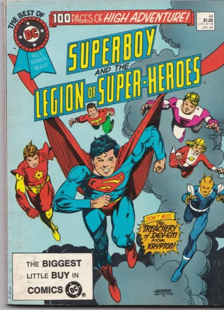 The Best of DC Vol 5 #44 Blue Ribbon Digest 1983 Superboy Legion of Super-Heroes