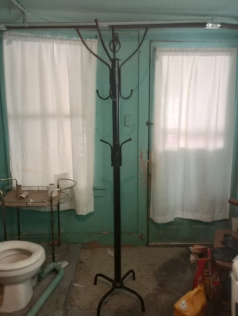 vintage coat rack stand