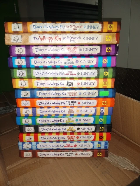 LOT OF 19 Diary of a Wimpy Kid Kinney 1-5 7-16 +DO it Yourself Awesome ...