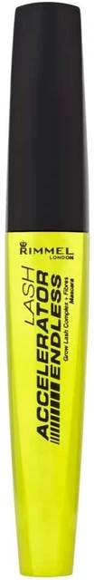 Rímel acelerador de pestañas sin fin, negro, 10 ml