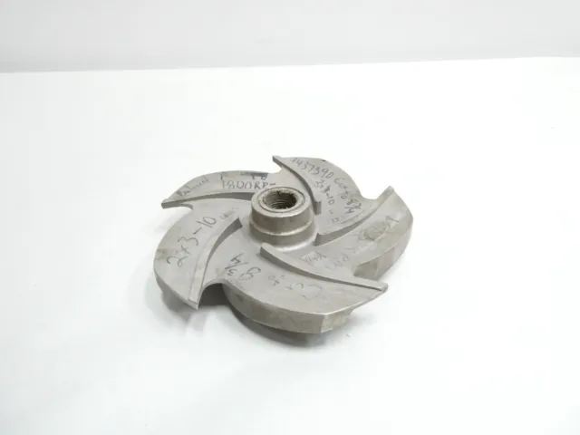 Goulds 100-595-1203 3196mtx 2x3-10 Stainless 5-vane Pump Impeller 8-3/4in Od