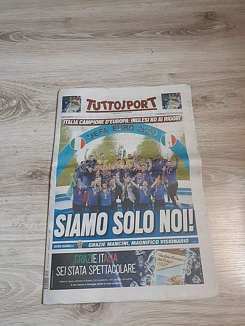 CORRIERE DELLO SPORT Italia Campione D'europa Euro 2020 - È Nostra EUR 14,95 - FR