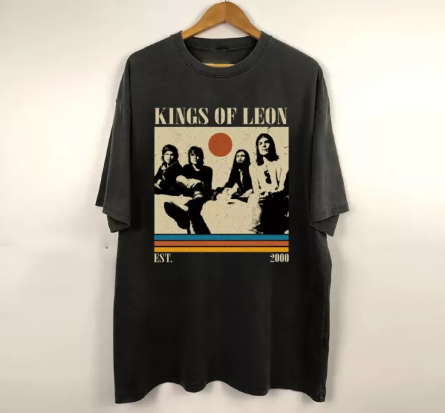 Kings Of Leon Music 2000 Short Sleeve Black T-Shirt D129753