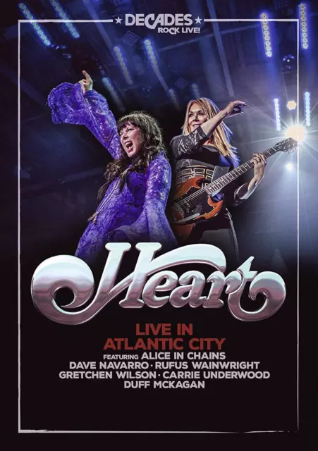 Heart - Live In Atlantic City  - New DVD Album - Released 25/01/2019