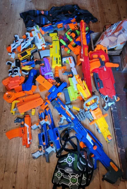 Nerf gun Massive bundle Job Lot Snipers Fortnite Clips Collection Only ME1